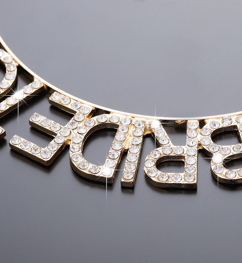 DAXI Wedding Bridal Tiaras Bride to Be Tiara Bridal Shower Headband Bachelorette Party Crown Decorations - Image 5